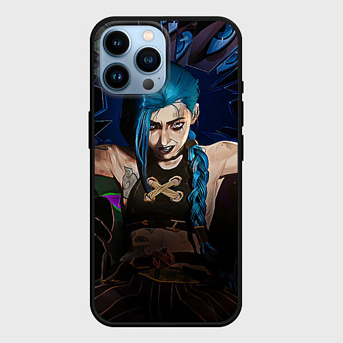 Чехол iPhone 14 Pro Max Unhappy Jinx / 3D-Черный – фото 1