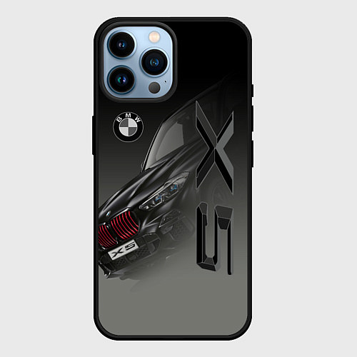 Чехол iPhone 14 Pro Max X 5 / 3D-Черный – фото 1