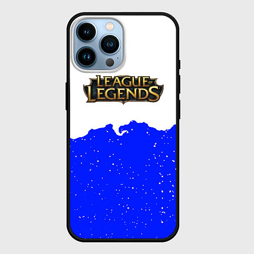 Чехол iPhone 14 Pro Max League of Legends ночь / 3D-Черный – фото 1