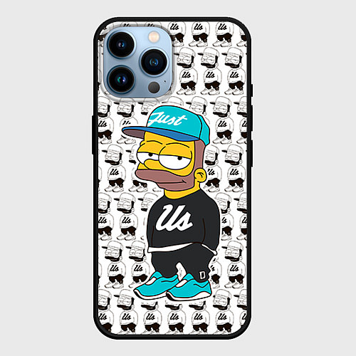 Чехол iPhone 14 Pro Max Bart Just Us / 3D-Черный – фото 1
