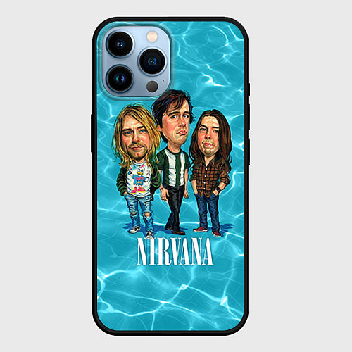 Чехол iPhone 14 Pro Max Nirvana: Water / 3D-Черный – фото 1
