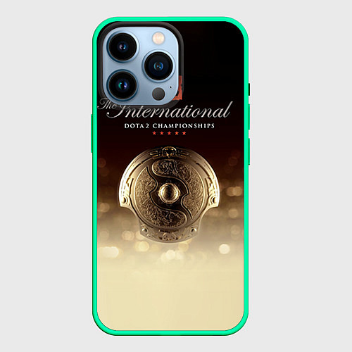 Чехол iPhone 14 Pro The International Championships / 3D-Мятный – фото 1
