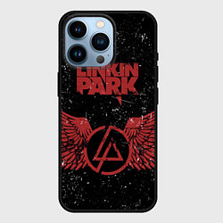 Чехол для iPhone 14 Pro Linkin Park: Red Airs, цвет: 3D-черный