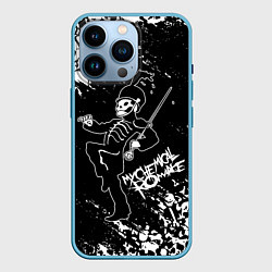 Чехол для iPhone 14 Pro My Chemical Romance, цвет: 3D-голубой