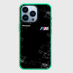 Чехол для iPhone 14 Pro BMW, цвет: 3D-мятный