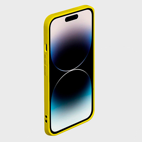 Чехол iPhone 14 Pro Tooth / 3D-Желтый – фото 2