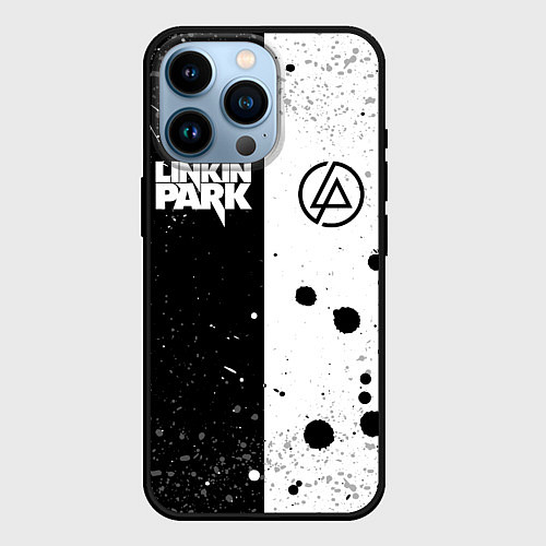 Чехол iPhone 14 Pro LINKIN PARK / 3D-Черный – фото 1