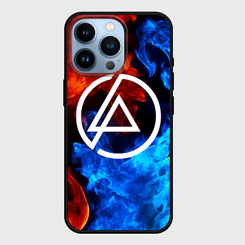 Чехол iPhone 14 Pro LINKIN PARK / 3D-Черный – фото 1