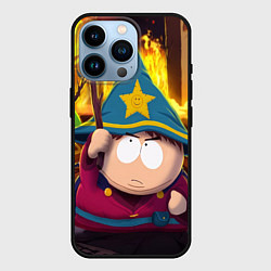 Чехол для iPhone 14 Pro ЮЖНЫЙ ПАРК, цвет: 3D-черный
