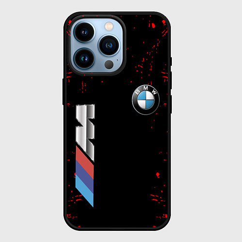 Чехол iPhone 14 Pro BMW / 3D-Черный – фото 1