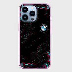 Чехол для iPhone 14 Pro BMW, цвет: 3D-сиреневый