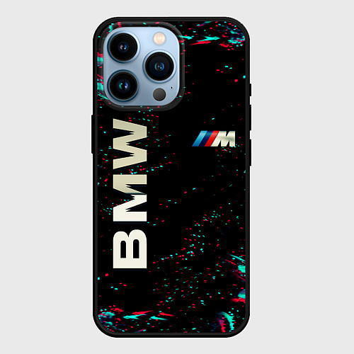 Чехол iPhone 14 Pro BMW / 3D-Черный – фото 1