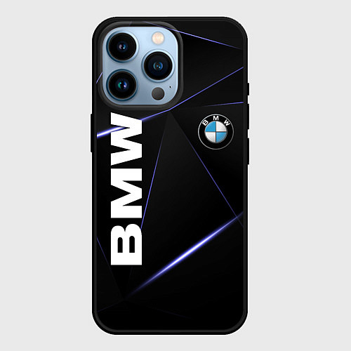 Чехол iPhone 14 Pro BMW / 3D-Черный – фото 1