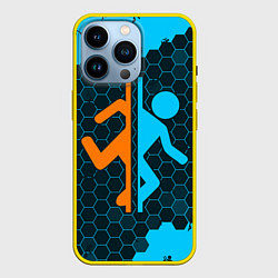 Чехол для iPhone 14 Pro PORTAL ПОРТАЛ, цвет: 3D-желтый