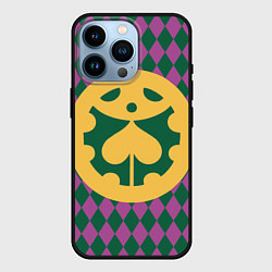 Чехол для iPhone 14 Pro ДжоДжо, цвет: 3D-черный