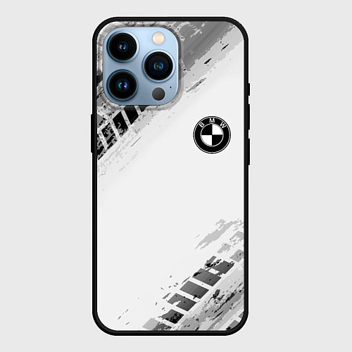 Чехол iPhone 14 Pro BMW ПРОТЕКТОР ШИН / 3D-Черный – фото 1