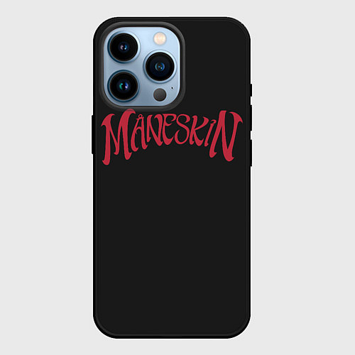 Чехол iPhone 14 Pro Maneskin Inscription / 3D-Черный – фото 1