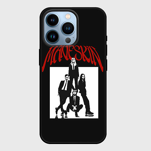 Чехол iPhone 14 Pro Maneskin Rock Band / 3D-Черный – фото 1