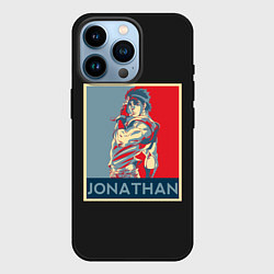 Чехол для iPhone 14 Pro Jonathan JoJo, цвет: 3D-черный