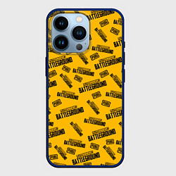 Чехол для iPhone 14 Pro PUBG ПАБГ, цвет: 3D-тёмно-синий