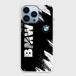 Чехол для iPhone 14 Pro BMW GRUNGE БМВ ГРАНЖ, цвет: 3D-белый