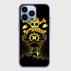 Чехол для iPhone 14 Pro ONE PIECE ВАН ПИС GOLDEN, цвет: 3D-светло-сиреневый