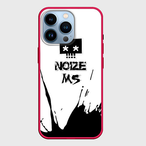 Чехол iPhone 14 Pro Noize MC Нойз МС 1 / 3D-Малиновый – фото 1