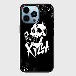 Чехол для iPhone 14 Pro JOJO KILLER QUEEN КИЛЛЕР КВИН KILLA ЧЕРЕП, цвет: 3D-черный