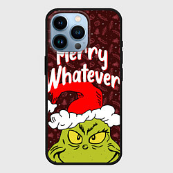 Чехол для iPhone 14 Pro ГРИНЧ GRINCH WHATEVER, цвет: 3D-черный