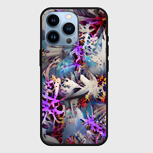 Чехол iPhone 14 Pro Начало зимы / 3D-Черный – фото 1