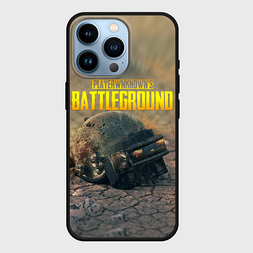 Чехол iPhone 14 Pro PUBG HEAD 3 lvl / 3D-Черный – фото 1