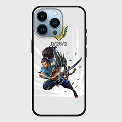 Чехол для iPhone 14 Pro Yasuo Meme, цвет: 3D-черный