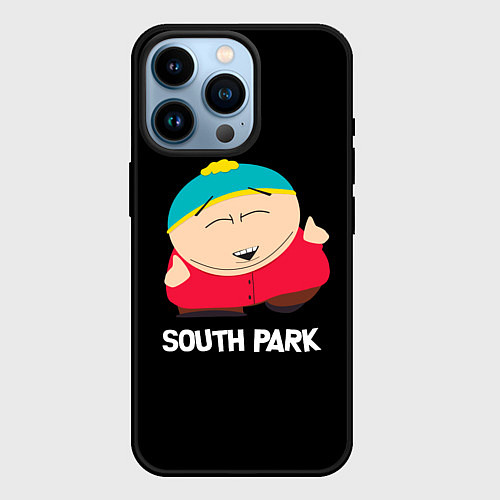 Чехол iPhone 14 Pro Южный парк - Эрик Eric танцует / 3D-Черный – фото 1
