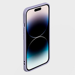 Чехол для iPhone 14 Pro Зайчик с елочкой и подарками, цвет: 3D-светло-сиреневый — фото 2