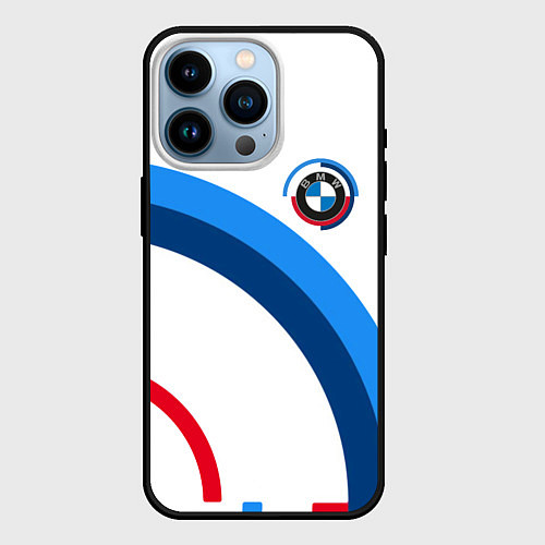 Чехол iPhone 14 Pro M perfomance - bmw / 3D-Черный – фото 1