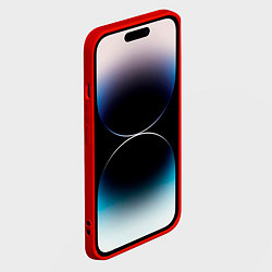 Чехол для iPhone 14 Pro Pubg geometry game, цвет: 3D-красный — фото 2