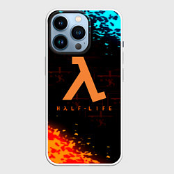 Чехол для iPhone 14 Pro Gordon freeman x Portal 2, цвет: 3D-белый