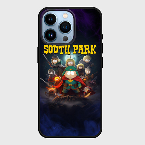 Чехол iPhone 14 Pro Картмен и волшебная команда / 3D-Черный – фото 1