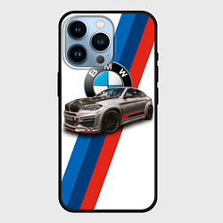 Чехол для iPhone 14 Pro Немецкий кроссовер BMW X6 M, цвет: 3D-черный