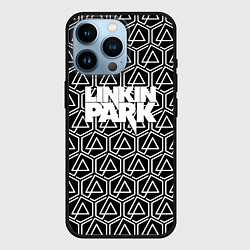 Чехол для iPhone 14 Pro Linkin park pattern, цвет: 3D-черный