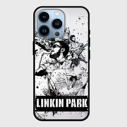 Чехол iPhone 14 Pro Linkin Park / 3D-Черный – фото 1