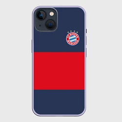 Чехол для iPhone 14 Bayern Munchen - Red-Blue FCB 2022 NEW, цвет: 3D-светло-сиреневый