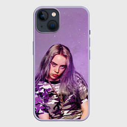 Чехол для iPhone 14 Billie Eilish: Violet Fashion, цвет: 3D-светло-сиреневый