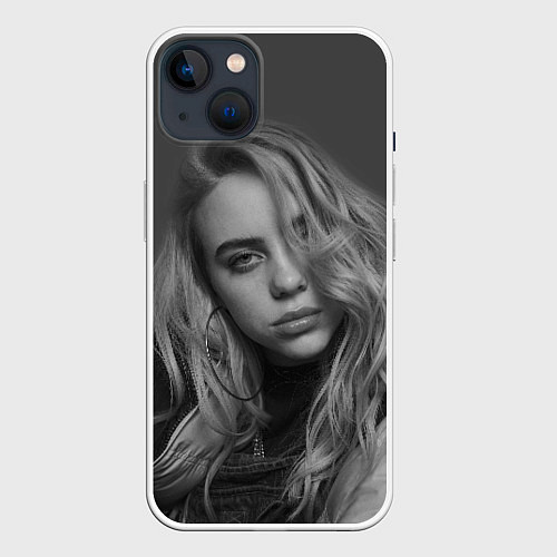 Чехол iPhone 14 BILLIE EILISH / 3D-Белый – фото 1