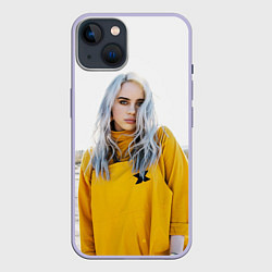 Чехол для iPhone 14 BILLIE EILISH, цвет: 3D-светло-сиреневый