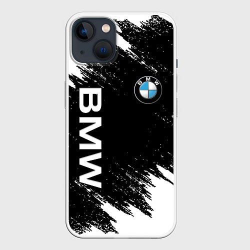 Чехол iPhone 14 BMW / 3D-Белый – фото 1