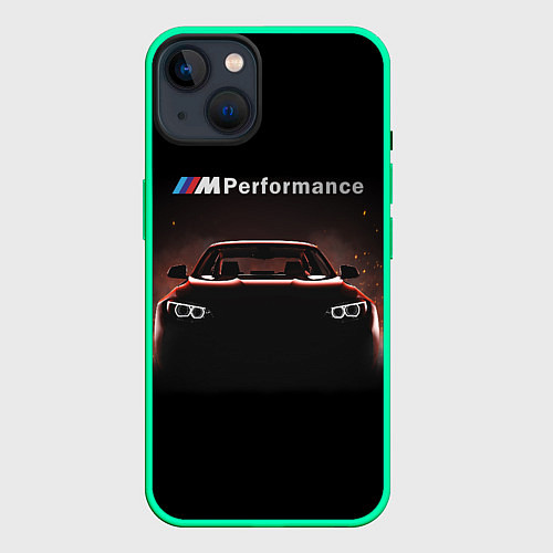 Чехол iPhone 14 BMW Z / 3D-Мятный – фото 1