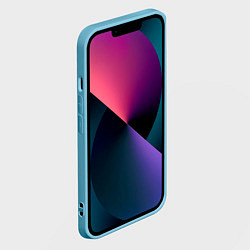 Чехол для iPhone 14 Панда, цвет: 3D-голубой — фото 2