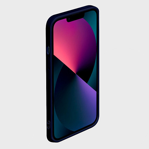 Чехол iPhone 14 Пикачу совенок / 3D-Тёмно-синий – фото 2