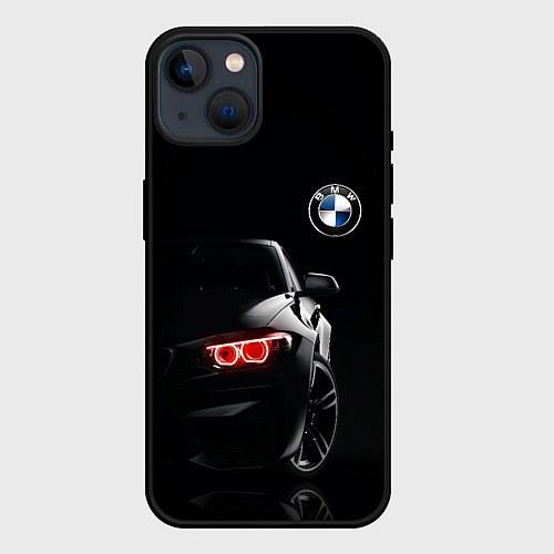 Чехол iPhone 14 BMW МИНИМЛ / 3D-Черный – фото 1